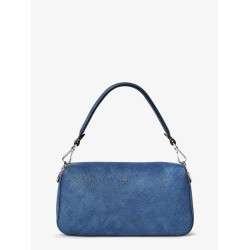 Baguette leather shoulder bag