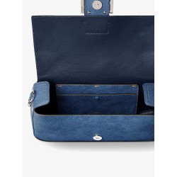 Baguette leather shoulder bag