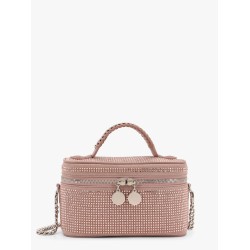 Shaggy deer beauty case with rhinestones