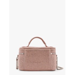 Shaggy deer beauty case with rhinestones