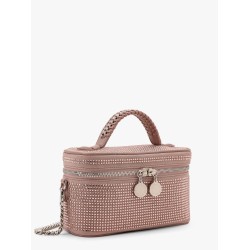 Shaggy deer beauty case with rhinestones