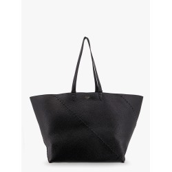 Diagonal selleria large leather shopping bag