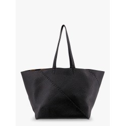 Diagonal selleria large leather shopping bag
