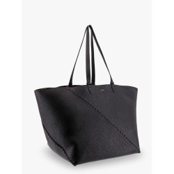 Diagonal selleria large leather shopping bag