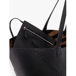 Diagonal selleria large leather shopping bag