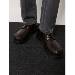 James leather lace-up shoe