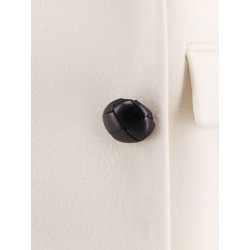 Double-breasted wool coat