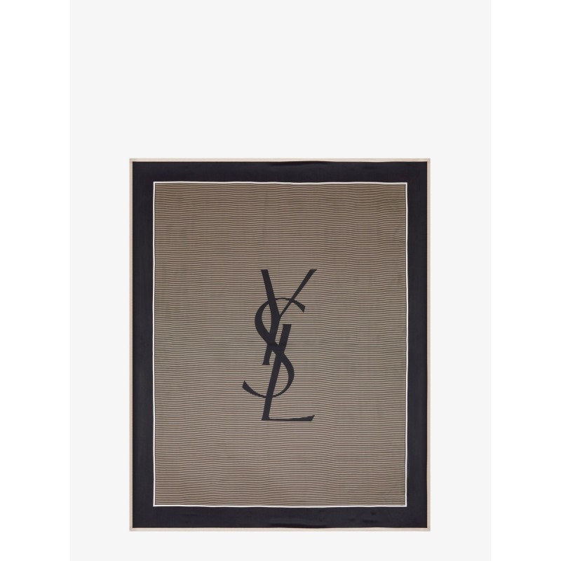 Cassandre striped silk charmeuse stole