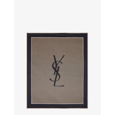 Cassandre striped silk charmeuse stole