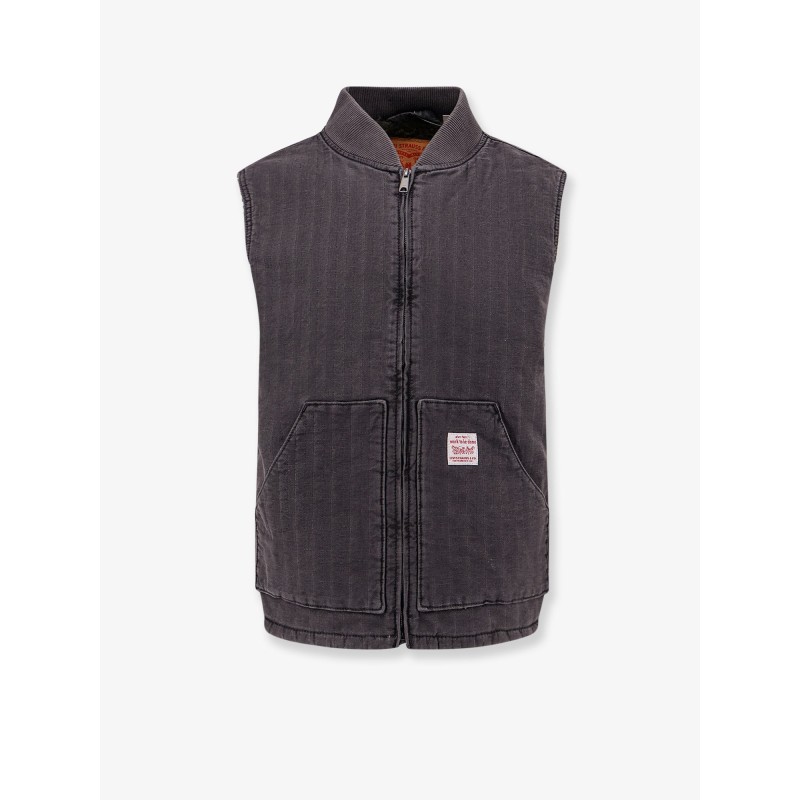 Sleeveless denim jacket