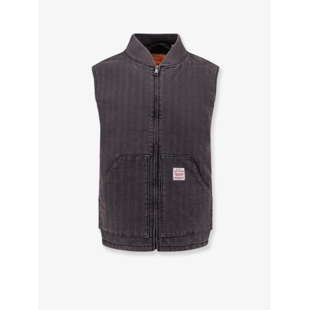 Sleeveless denim jacket