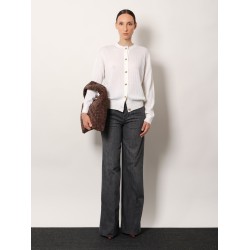 Black Washed Palazzo Denim Jeans