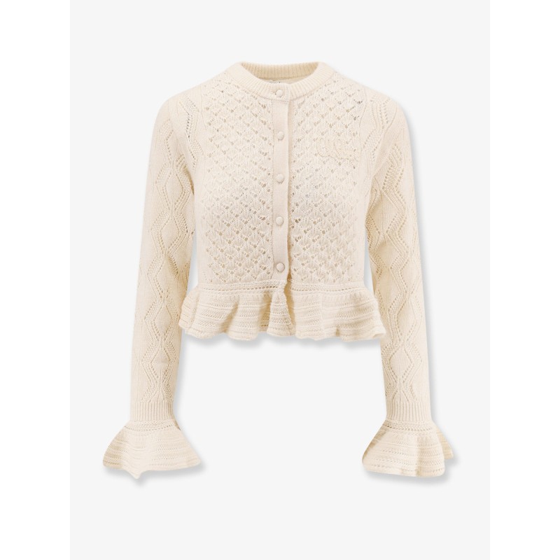 Cardigan with rouches