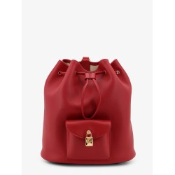 Extra Drawstring L27 leather backpack