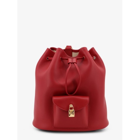 Extra Drawstring L27 leather backpack