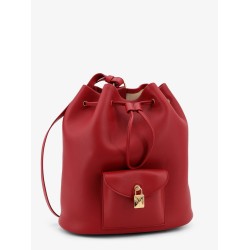 Extra Drawstring L27 leather backpack