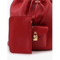 Extra Drawstring L27 leather backpack