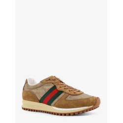 Re-Motion GG nylon and suede sneakers