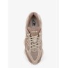 9060 mesh and suede low-top sneakers