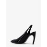 Viper leather slingback pumps