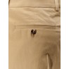 Pleated cotton trousers