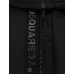 Techno Down Bomber nylon jacket