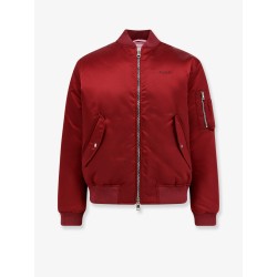 Nylon bomber jacket