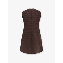 Wool blend short dress