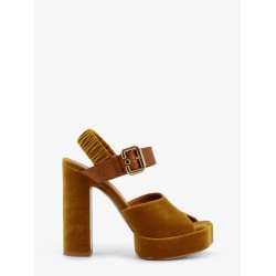 Aria velvet sandals