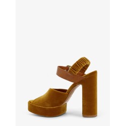 Aria velvet sandals
