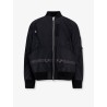 Nylon bomber jacket