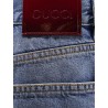 Cotton jeans with Gucci Rosso Ancora naplak tag