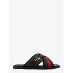 Sandals with Web detail and GG Incrocio