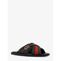 Sandals with Web detail and GG Incrocio