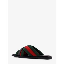 Sandals with Web detail and GG Incrocio