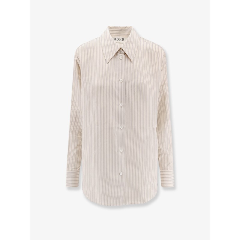 Silk striped shirt