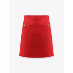 Crepe Couture skirt with Heart jewel buttons