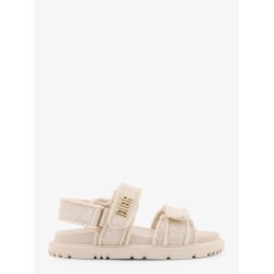 Dioract fabric sandals with Dior Oblique motif