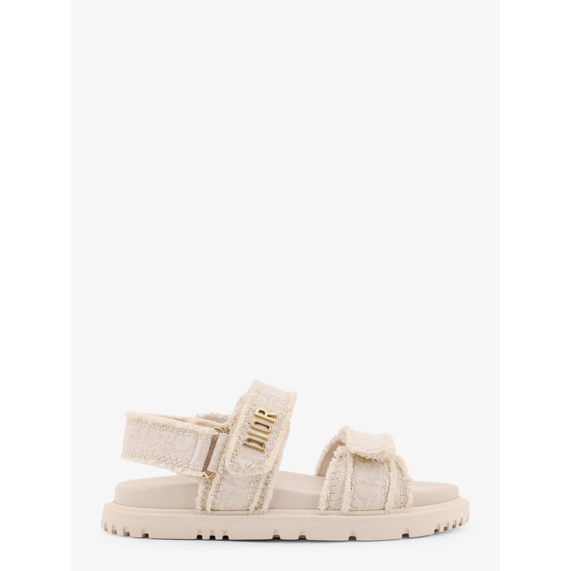 Dioract fabric sandals with Dior Oblique motif