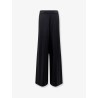 Lama viscose blend trousers