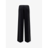 Lama viscose blend trousers
