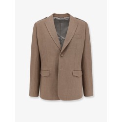 Single-breasted virgin wool blazer