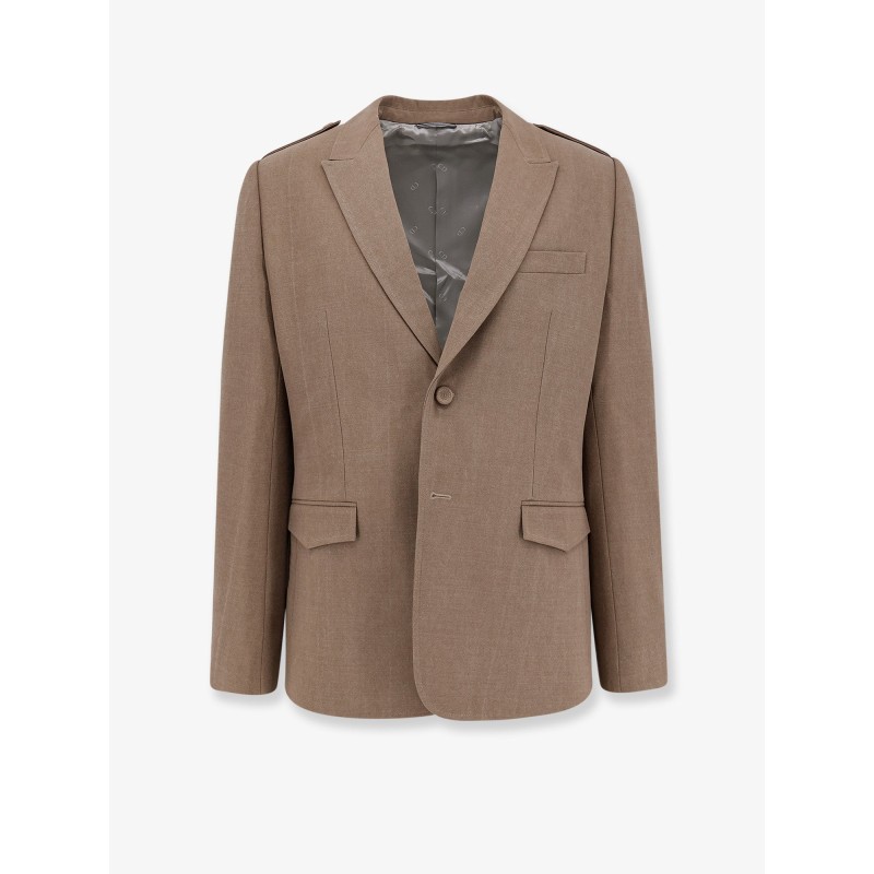 Single-breasted virgin wool blazer