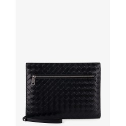 Avenue leather document case with Intrecciato motif