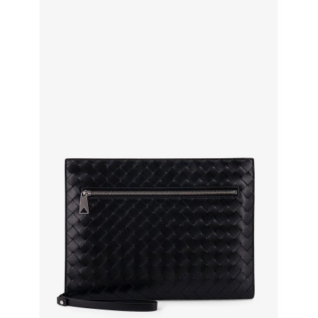 Avenue leather document case with Intrecciato motif