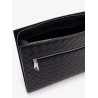 Avenue leather document case with Intrecciato motif