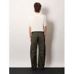 Leniin cotton blend trousers