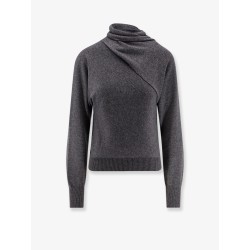 Cashmere and cotton turtleneck sweater
