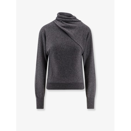 Cashmere and cotton turtleneck sweater