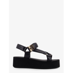 Mellow leather wedge sandals